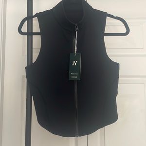 Halara zipper crop top